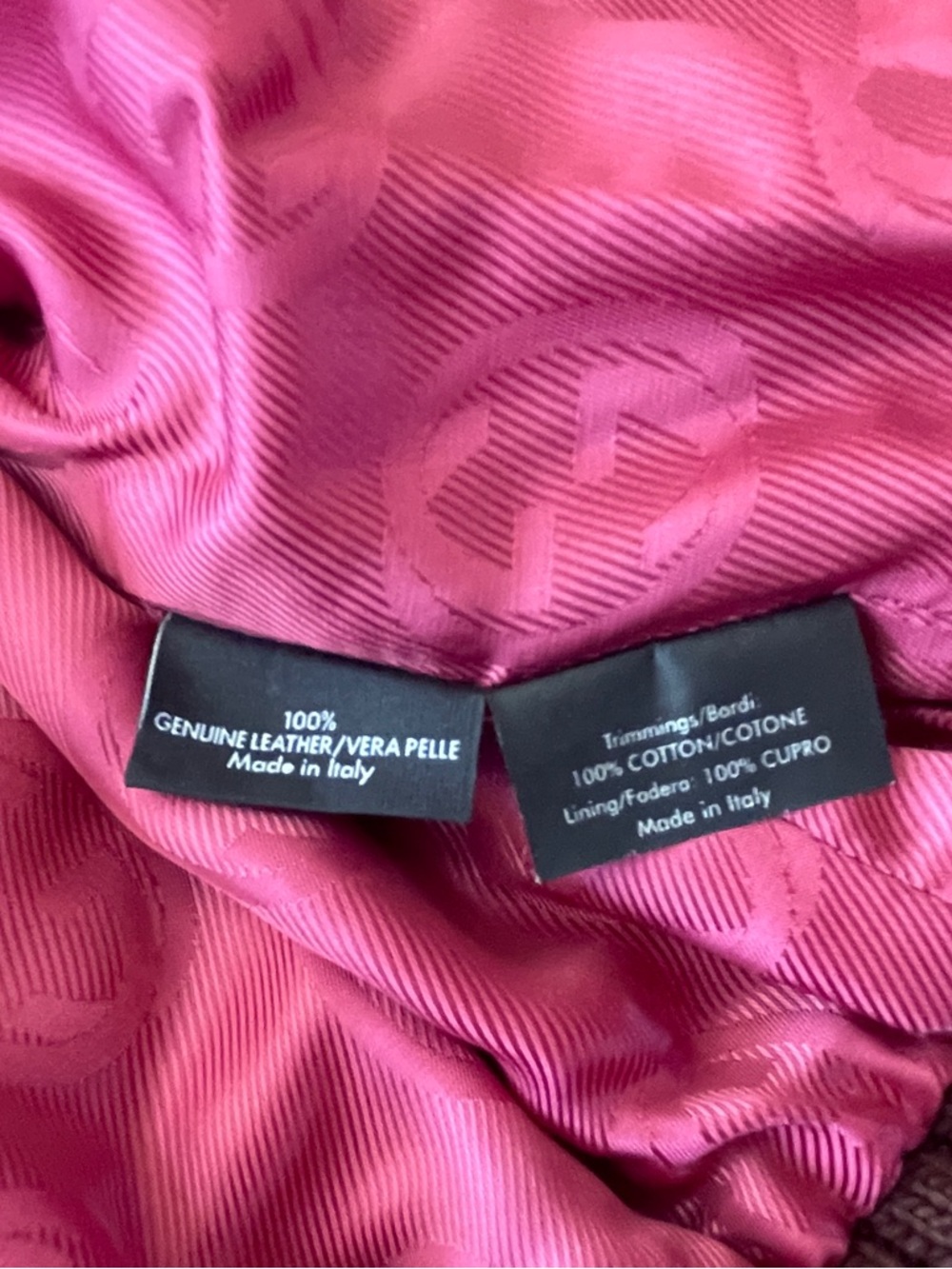 RARE ICONIC VINTAGE GUCCI BOMBER JACKET MADONNA PINK SZ 40 IT COACHELLA WOW! - Picture 9 of 10